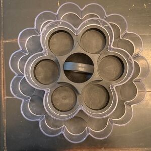 Pampered Chef Black and Clear Spices Organizer